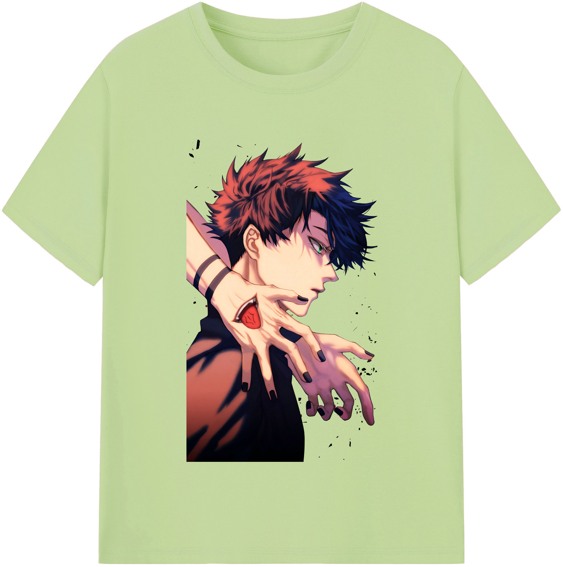 （画像用） 呪術廻戦 Jujutsu Kaisen 綿100％半袖Tシャツ（フロントプリント）